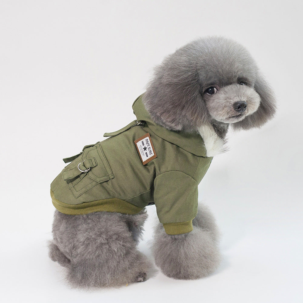 Pet clothing plus velvet (3 colors)