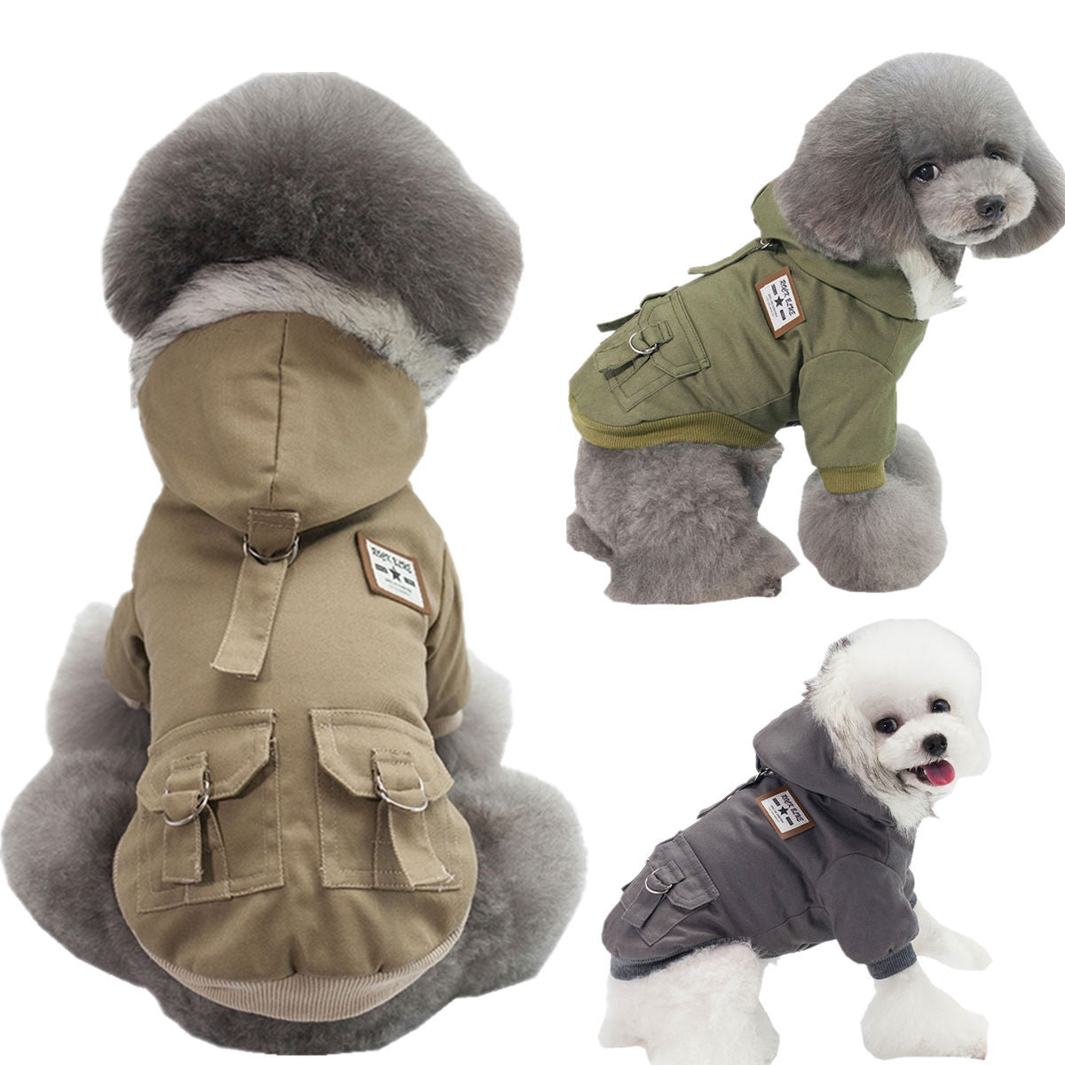 Pet clothing plus velvet (3 colors)