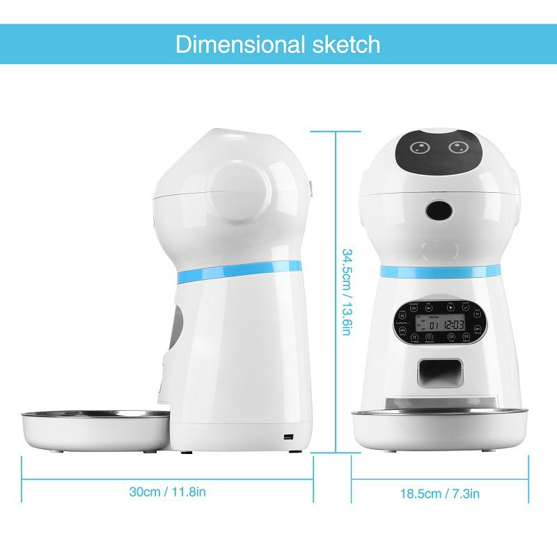 Pet automatic smart feeder
