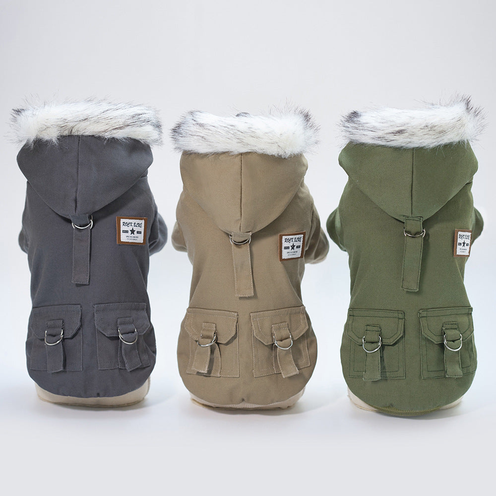 Pet clothing plus velvet (3 colors)