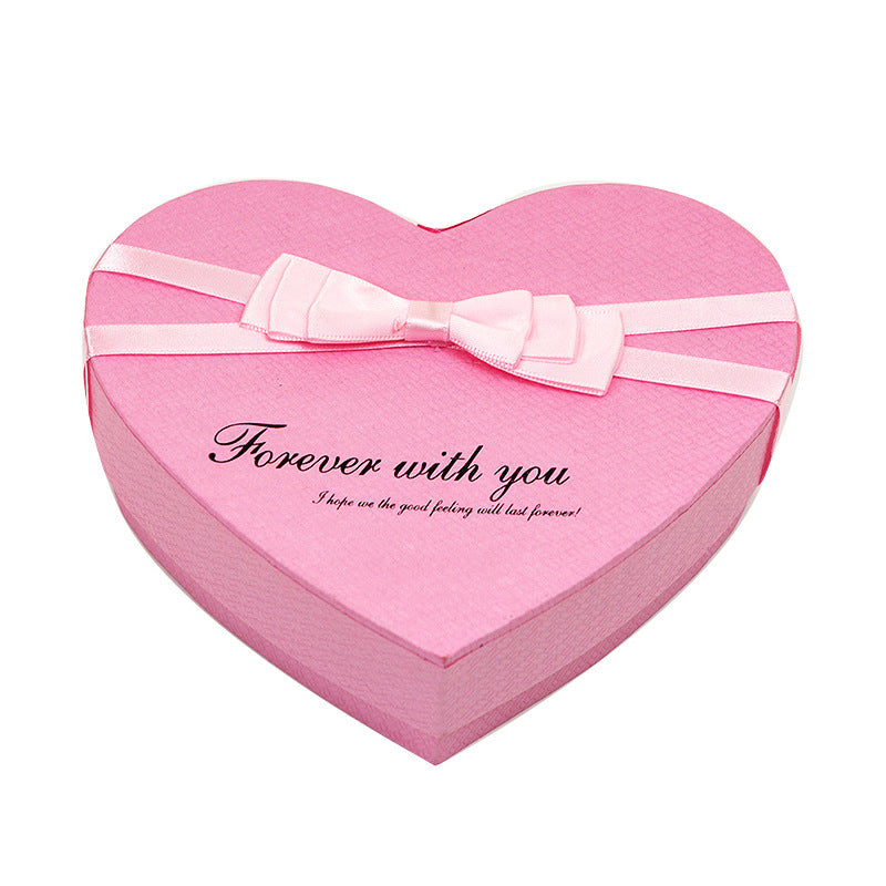 Fragrant soap flower heart-shaped rose gift box