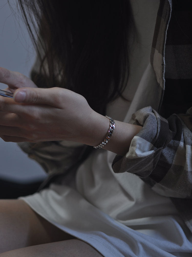 S925 sterling silver bracelet for men and women