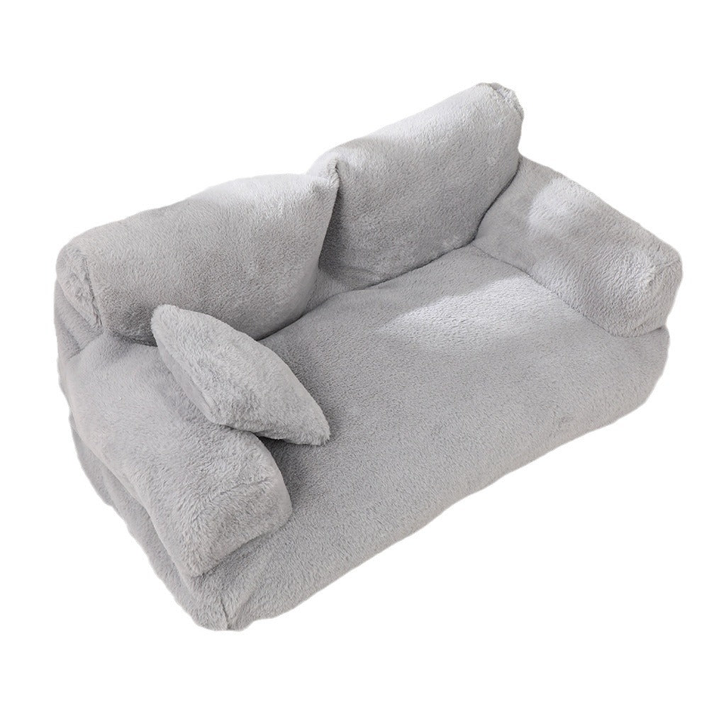 Trendy soft pet sofa bed