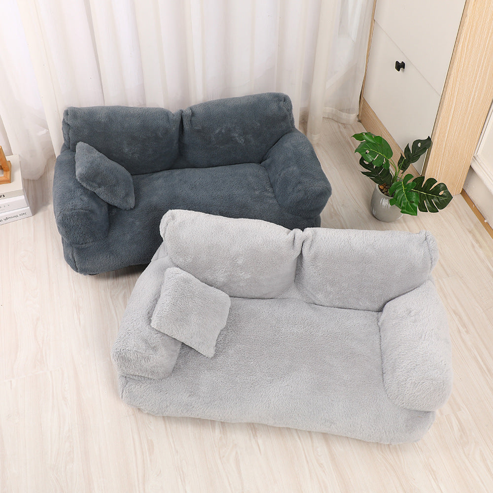 Trendy soft pet sofa bed