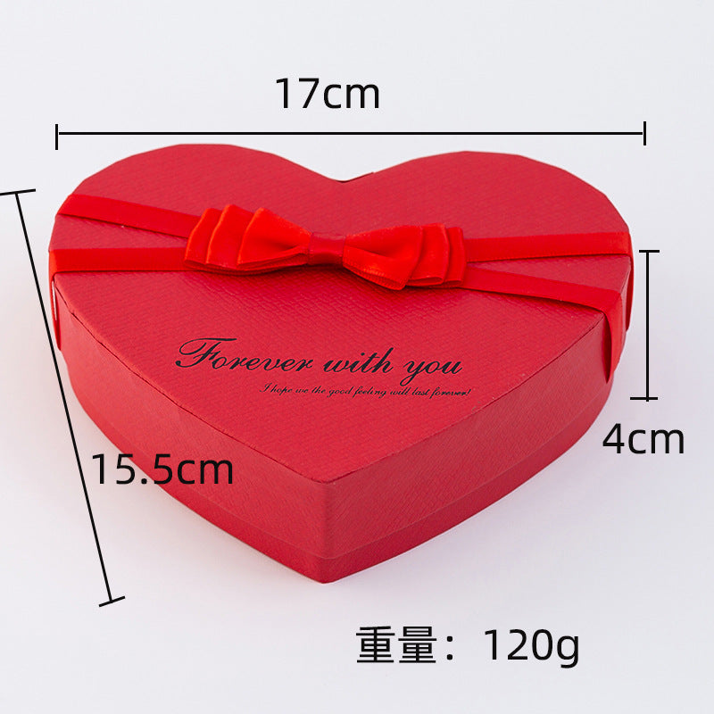 Fragrant soap flower heart-shaped rose gift box