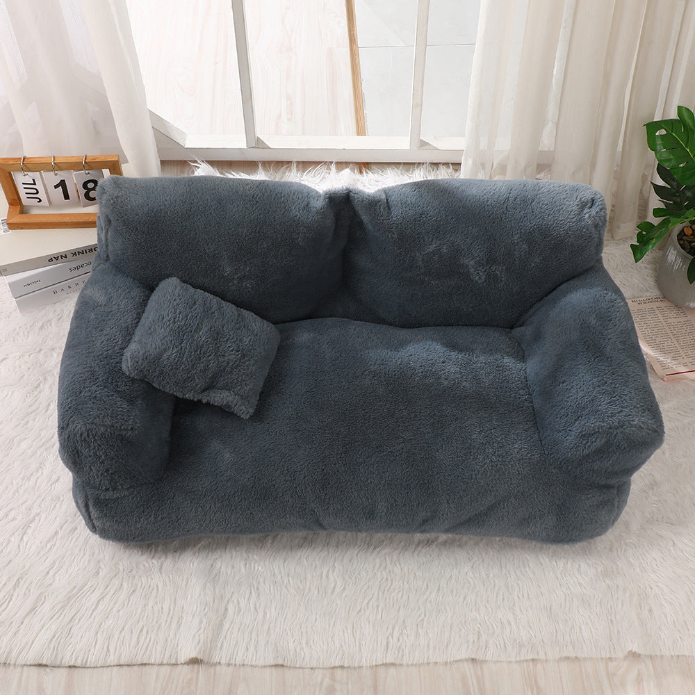Trendy soft pet sofa bed