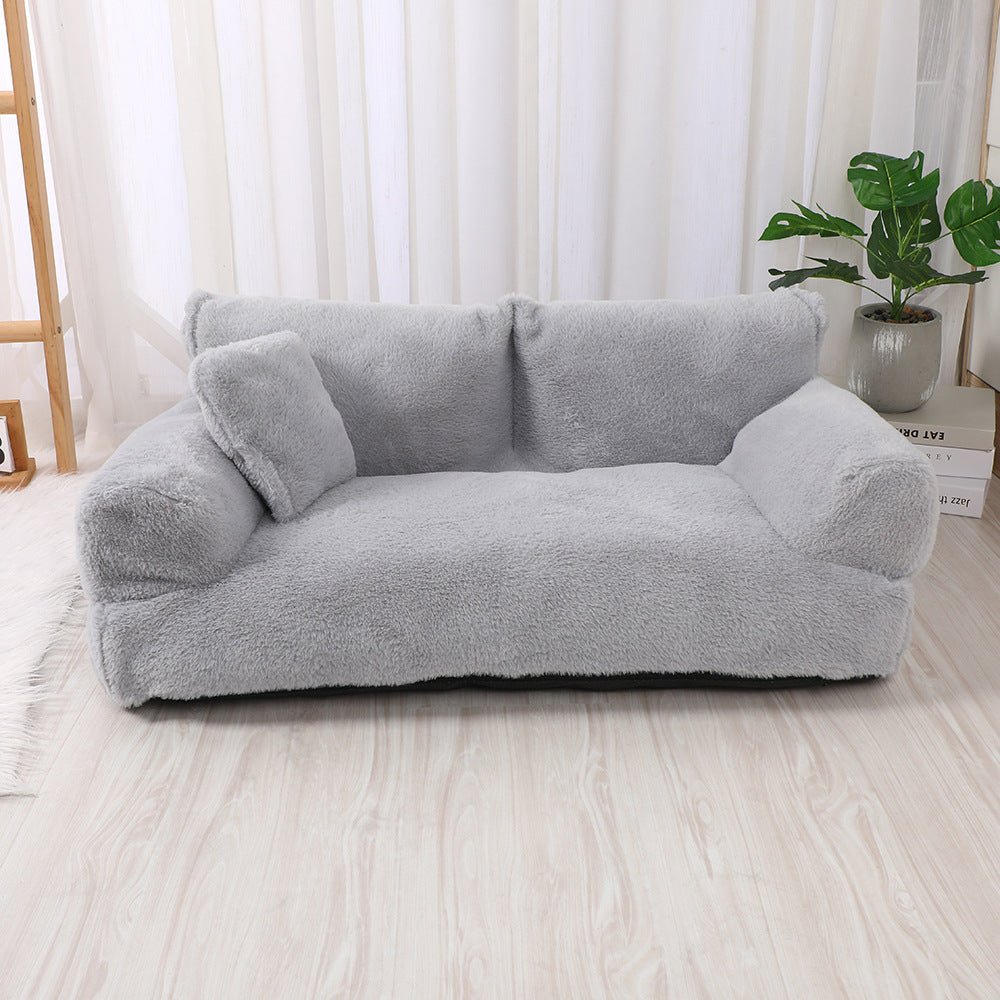 Trendy soft pet sofa bed