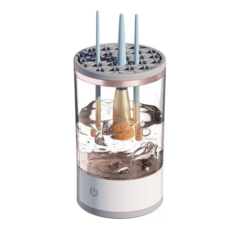 USB direct plug automatic makeup brush cleaner and drying two-in-one