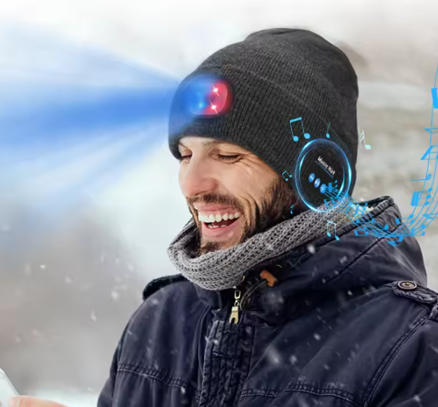Bluetooth Beanie with Light